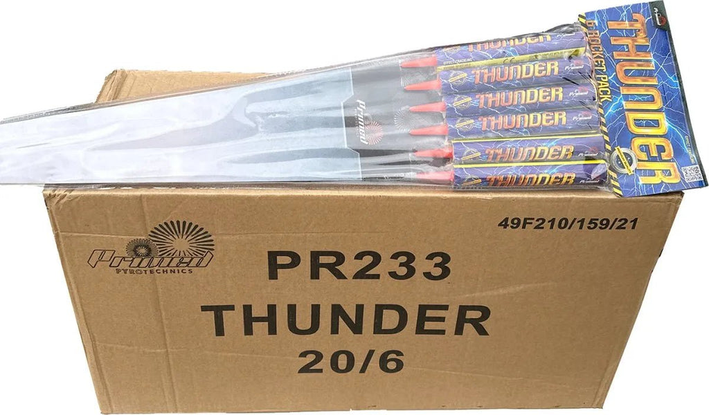 20x Thunder Rockets by Primed Pyrotechnics