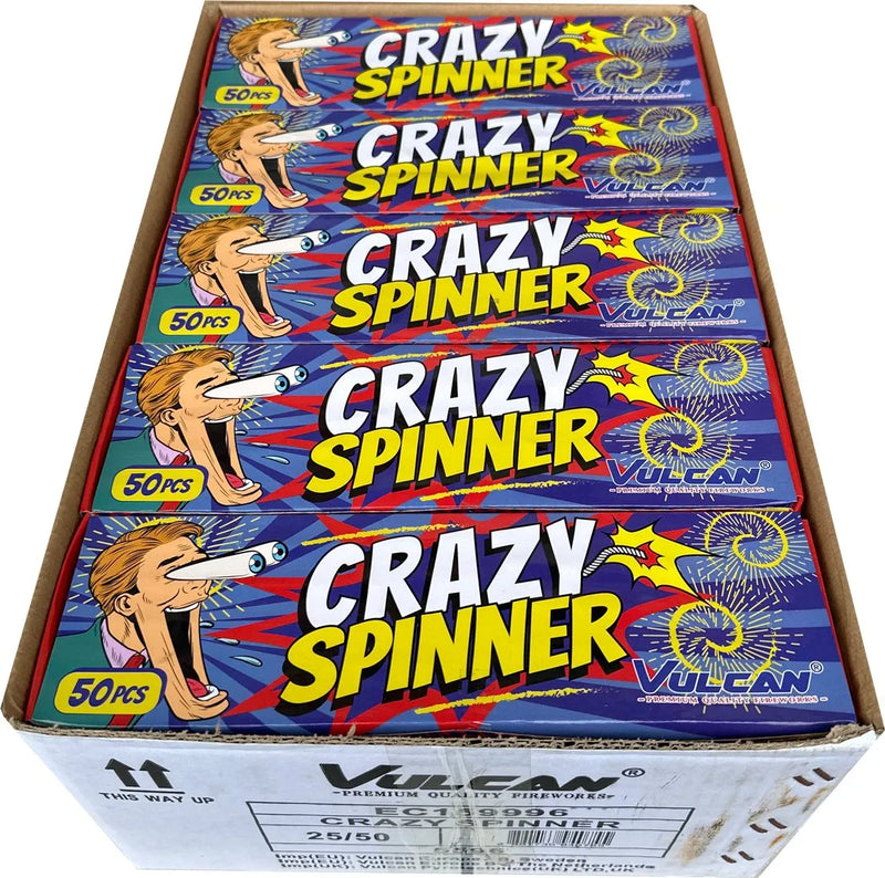 25x Crazy Spinners by Vulcan