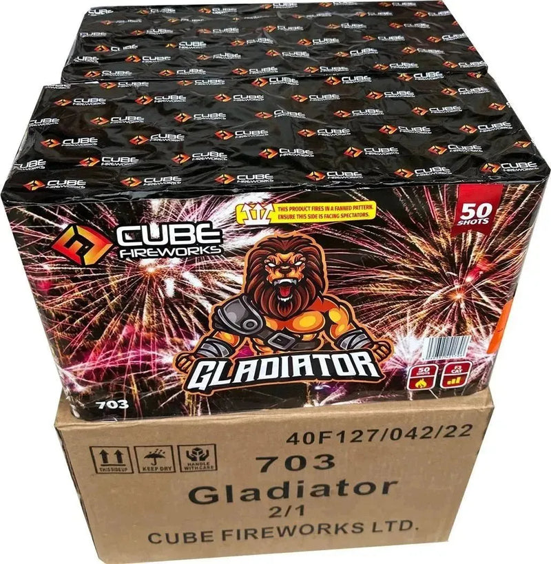 4x Gladiator by Cube Fireworks