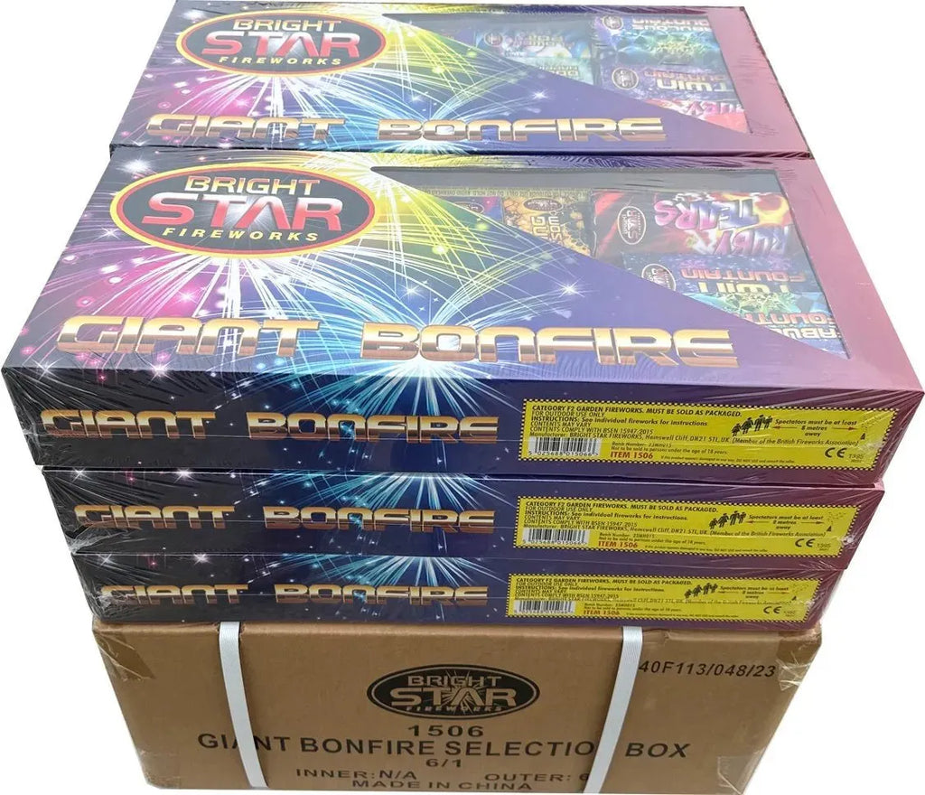 6x Giant Bonfire Box by Bright Star