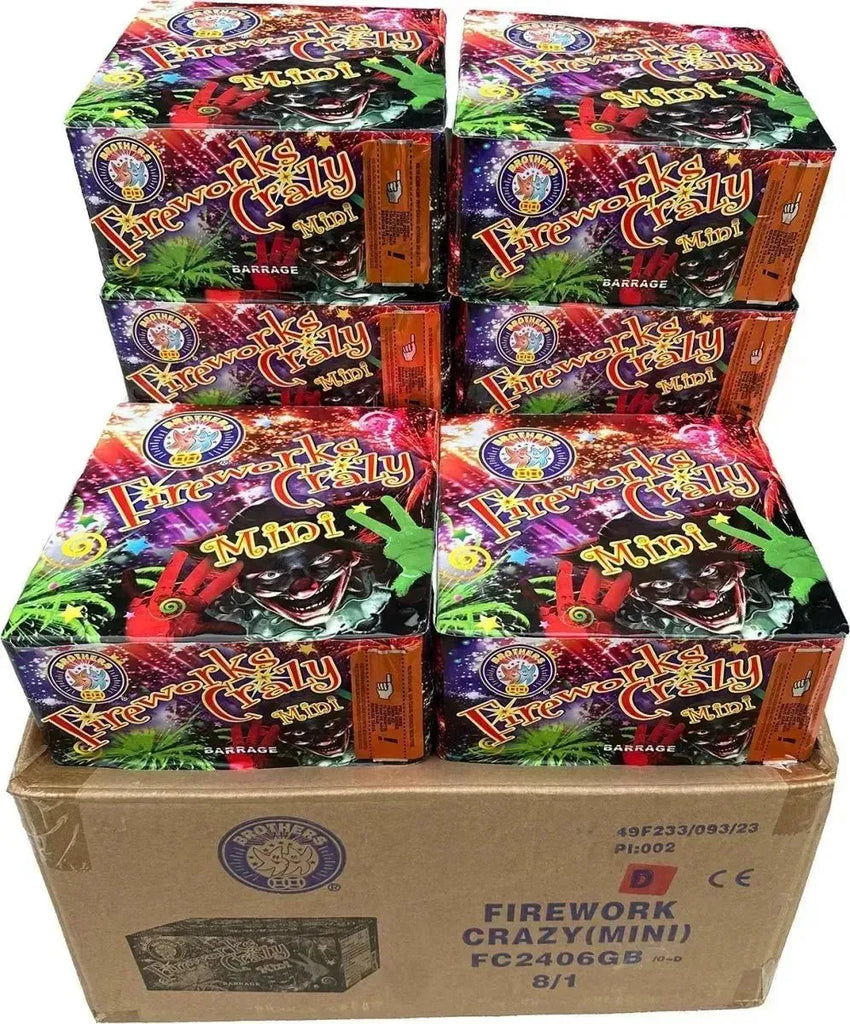 8x Firework Crazy Mini by Bright Star