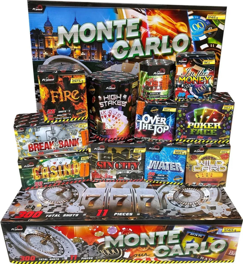 Monte Carlo by Primed Pyrotechnics