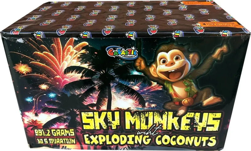 Sky Monkeys With Exploding Coconuts by Galactic Fireworks