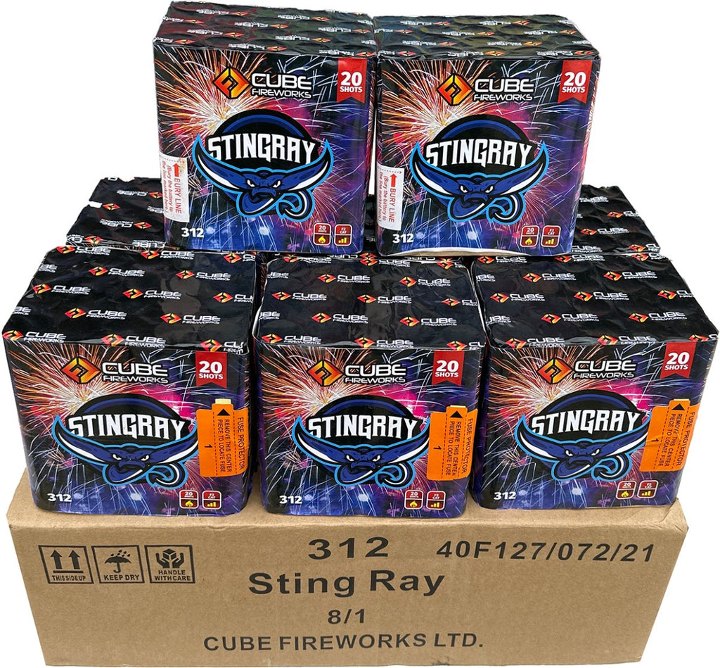 8x Stingray by Cube Fireworks